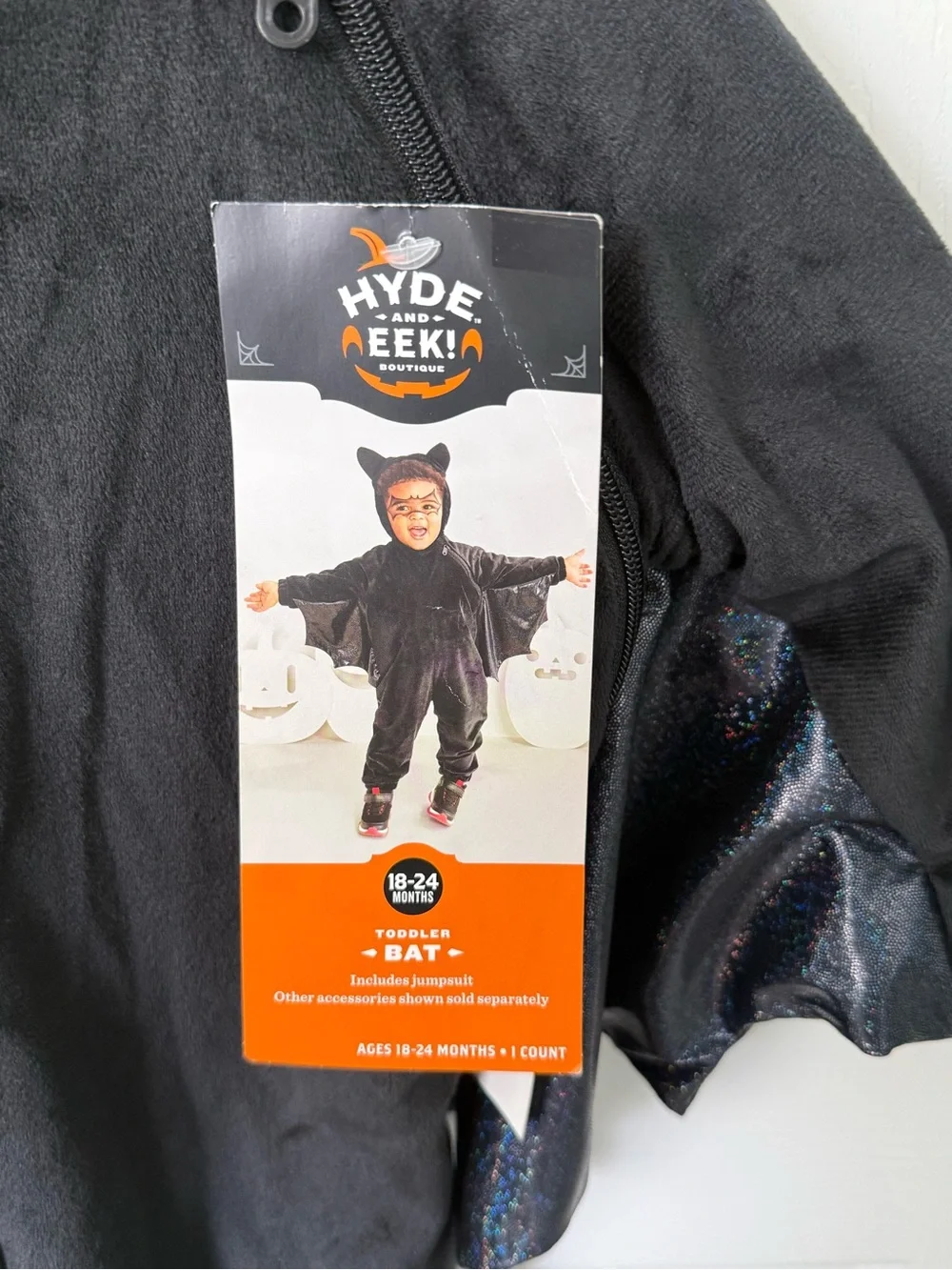 Infant / Toddler Bat Halloween Costume 18-24m NWT